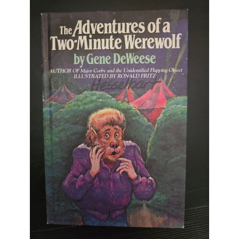 The Adventures of a Two Minute Werewolf by Gene DeWeese Vintage Horror Book